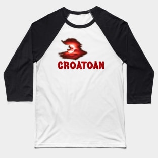 Croatoan Blood Moon Baseball T-Shirt